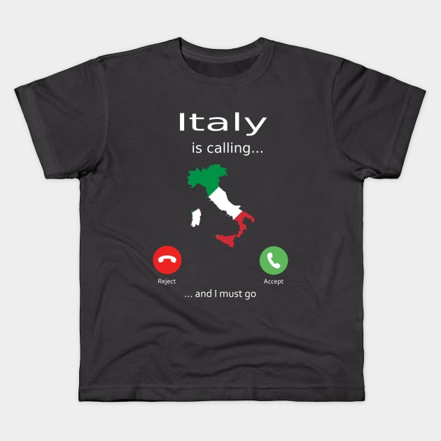 ITALY Kids T-Shirt by ETTAOUIL4